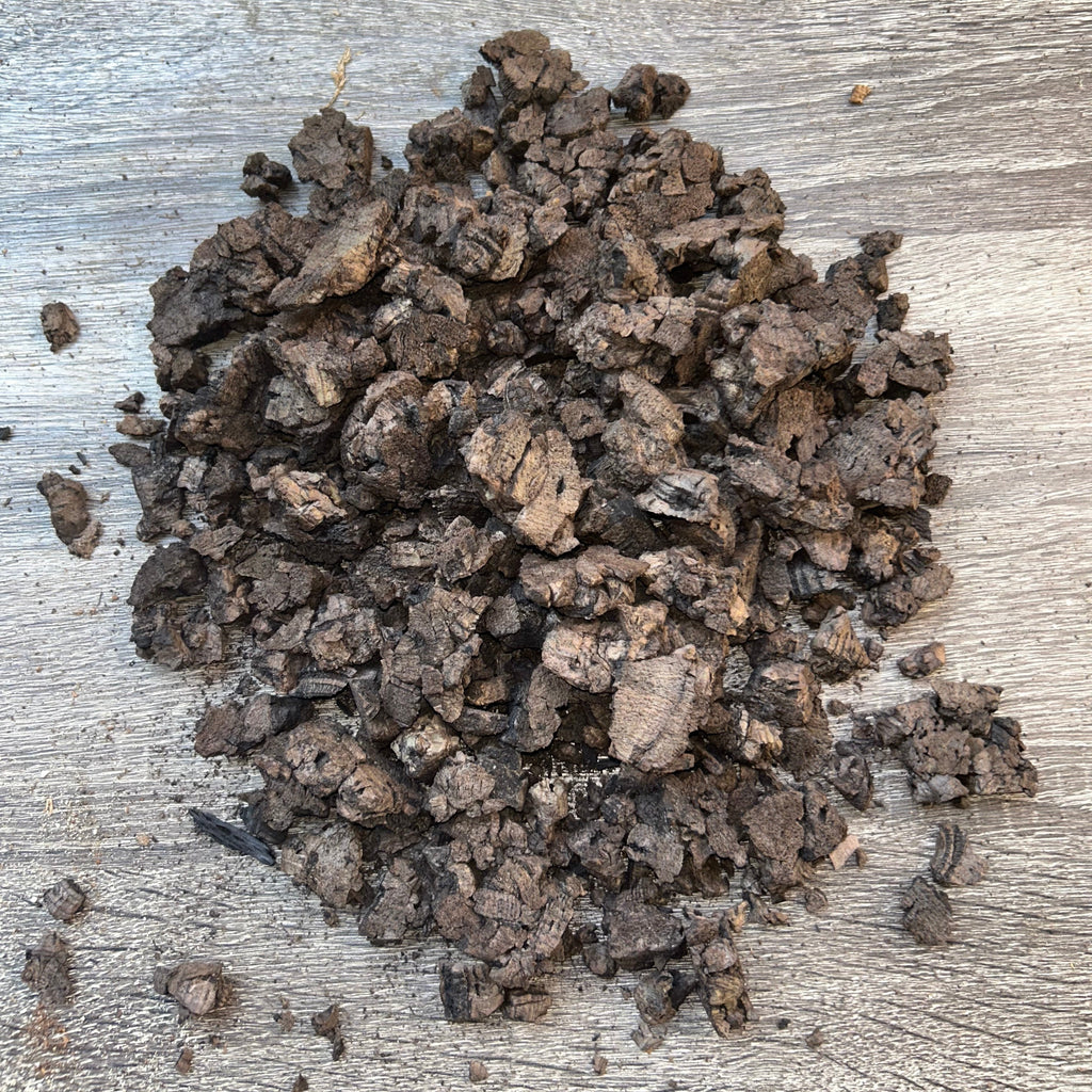 Carbonized Cork Crumbles