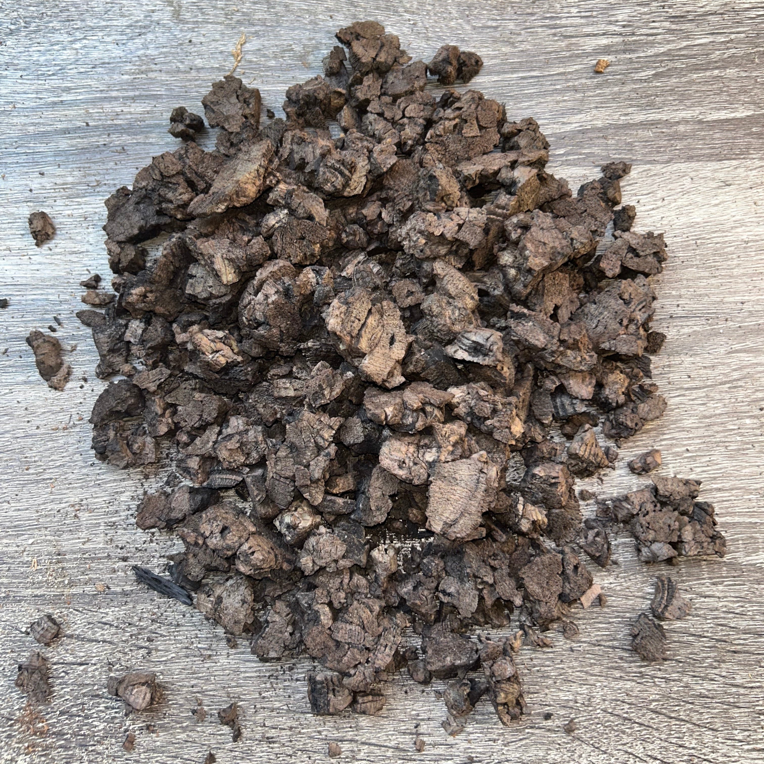 Carbonized Cork Crumbles